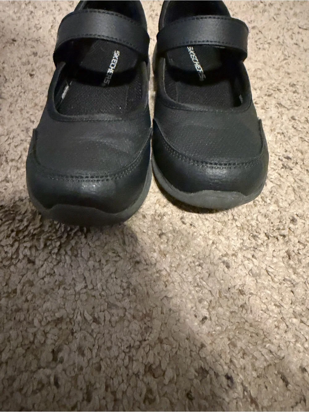 Skechers Black Mary Jane School Shoe for Kids